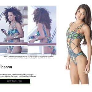 LISA MAREE Wind & Cartwheels Swimsuit. Small 🌊🎡